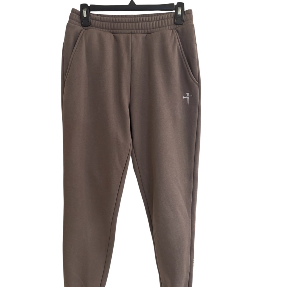 Three Nails Fleece Joggers Unisex Small